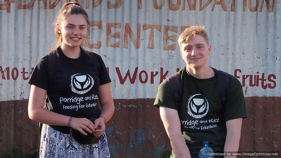 Volunteering with Porridge and Rice