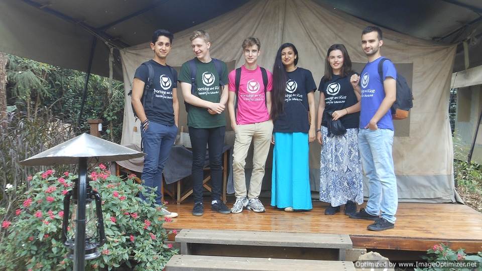 Volunteering with Porridge and Rice