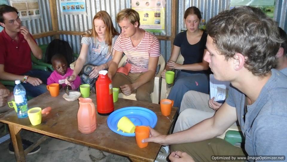 Volunteering with Porridge and Rice