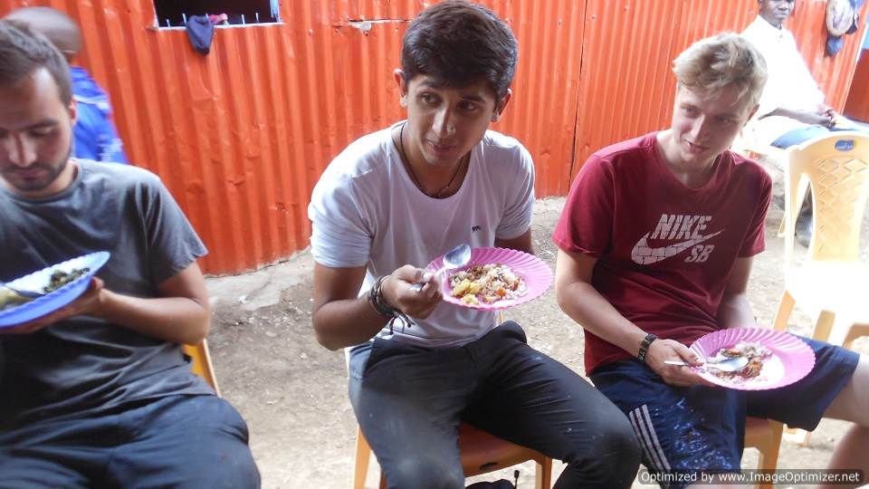 Volunteering with Porridge and Rice