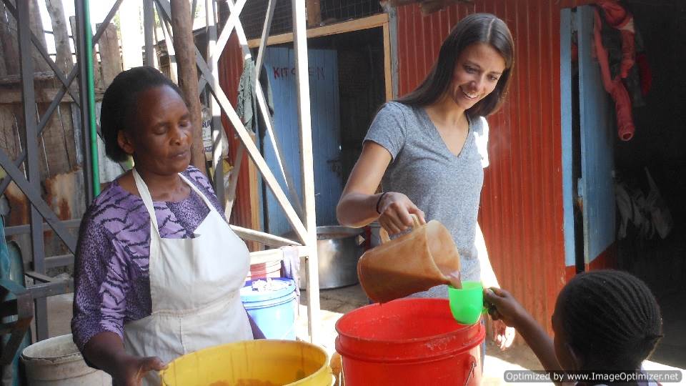 Volunteering with Porridge and Rice