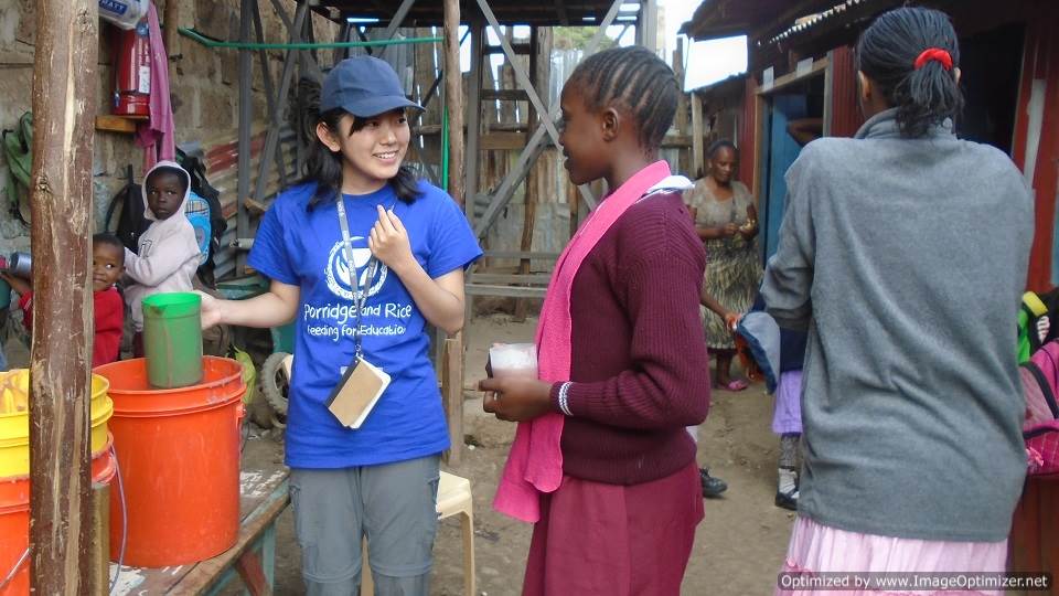 Volunteering with Porridge and Rice