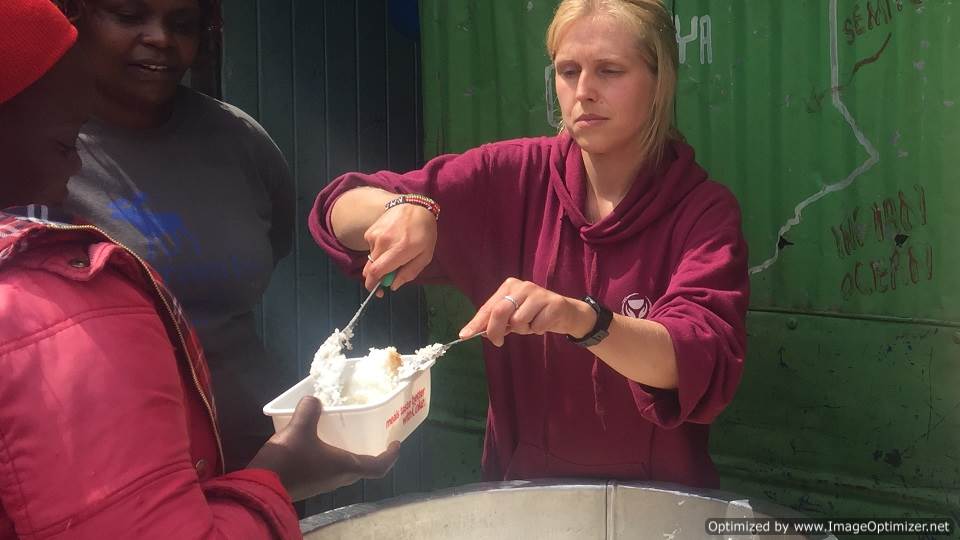 Volunteering with Porridge and Rice