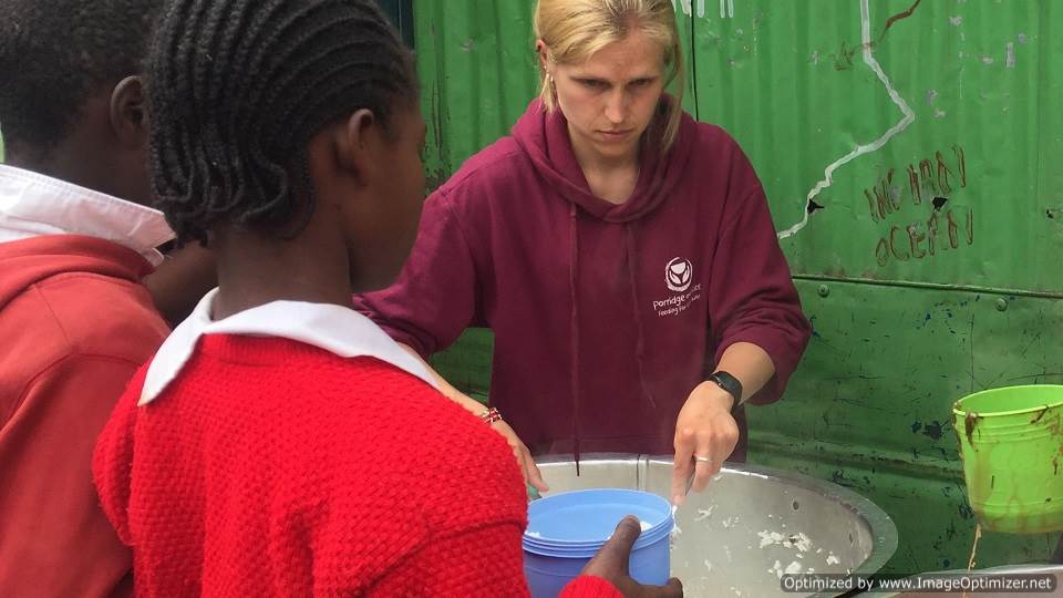 Volunteering with Porridge and Rice