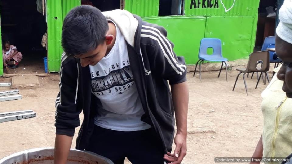 Volunteering with Porridge and Rice