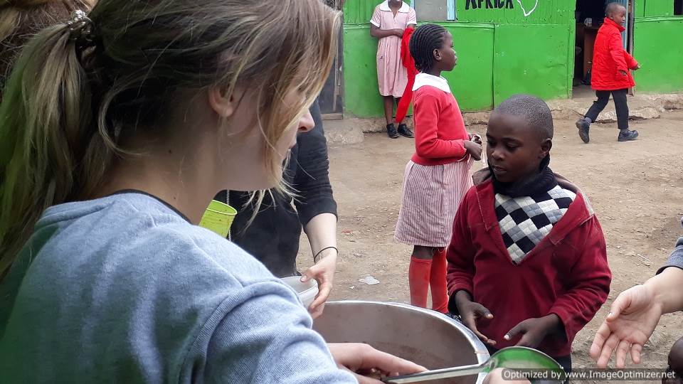 Volunteering with Porridge and Rice